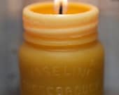 Beeswax Candle - Sm. VASELINE JAR - by Pollen Arts -
