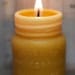 Beeswax Candle - Sm. VASELINE JAR - by Pollen Arts -