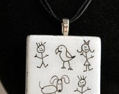 Personalized Family Pendant.    Best.Family.Ever.Pendant. / Handbag Charm