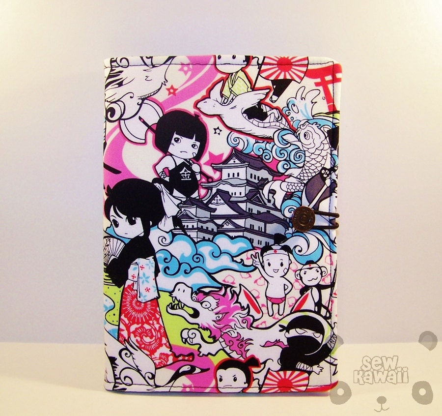 iPad Mini Case, Kindle Fire HD Cover, iPad Mini Cover, Nexus 7, Kobo Vox, Nook HD - Padded eReader Case Cover: Japanese Fairy Tales