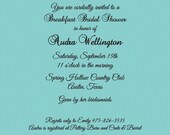 Tiffany Blue with Black and White Damask - Bridal Shower, Bridal Luncheon, Baby Shower Invitation Il_170x135