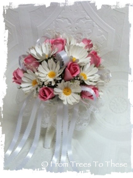 Daisy & Rose Bouquet (paper)