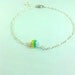 Adjustable Rainbow Anklet by Michelle