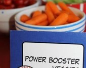 Comic Book Superhero-tent style food labels- print you own Il_170x135