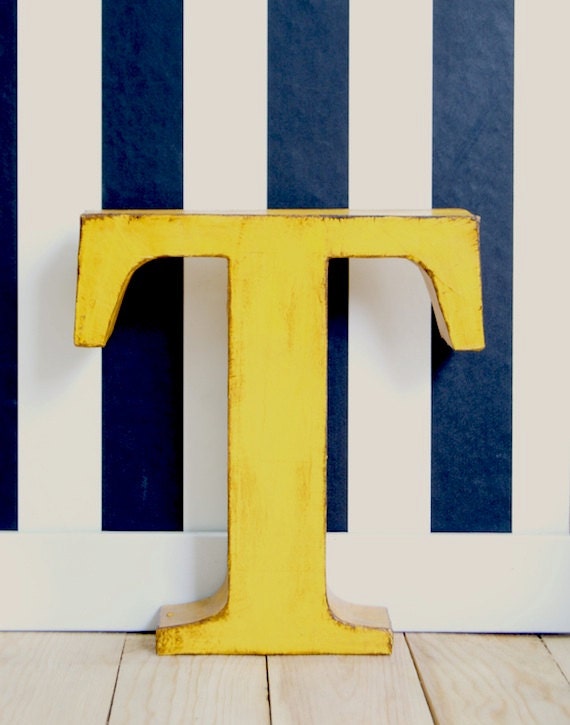 Handmade decorative letter