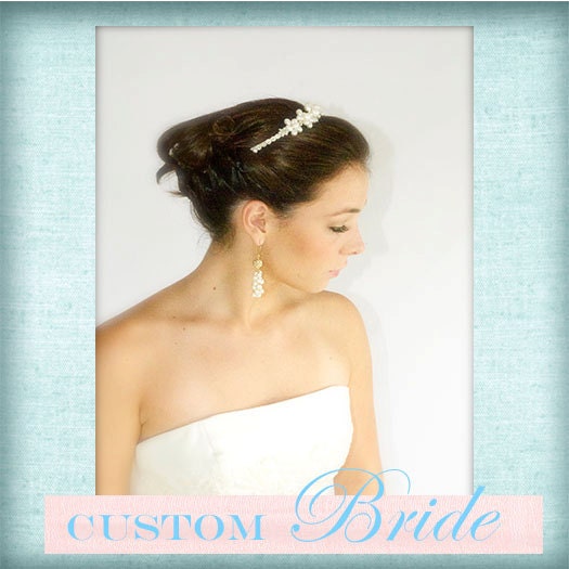 Custom Bridal Earrings for Bride