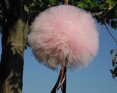 Wedding Ceremony, Hen Party, Tulle Pom Pom, Pink & White Bridal Shower Decorating, Gender Reveal Baby Shower Decor, Nursery Decor