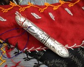 Antique Sterling Silver Needle Case Gift, perfume, pill box, perfect gift
