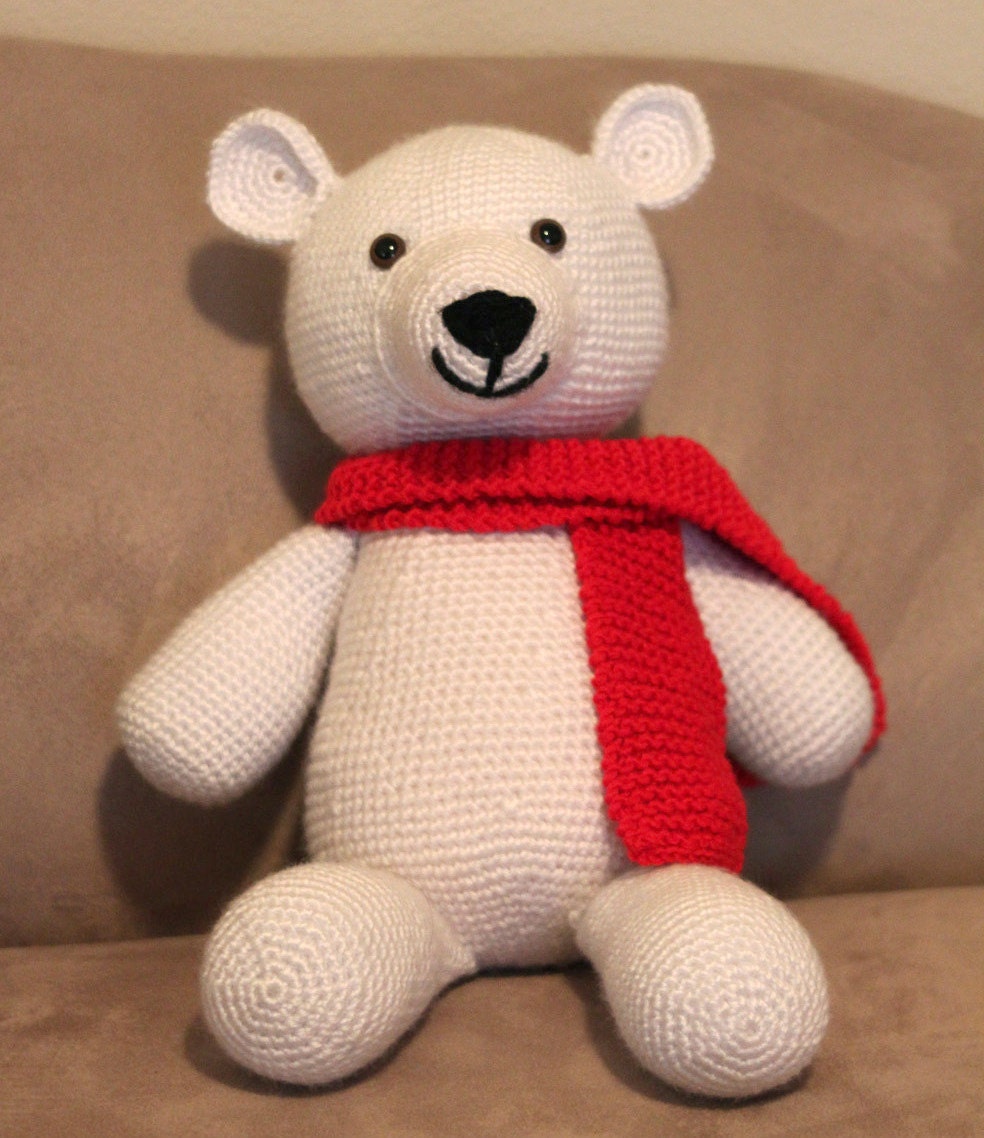 Shaun the Polar Bear Amigurumi Crochet Pattern