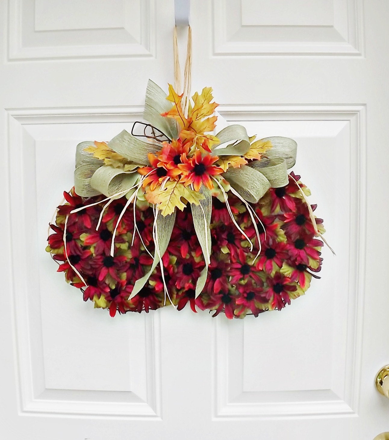 Wreaths , Year Round Weath ,  Shabby Chic Wreath ,  Wreath For Doors , Spring , Home Decor Wreath