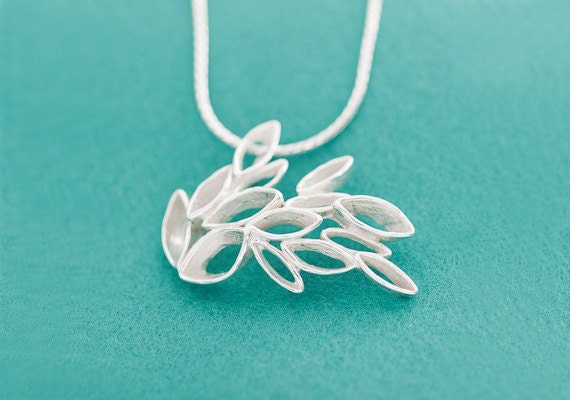 School of Fish pendant head - Japanese abstract design - Nature motif