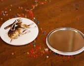 Hare 'Oops' Pocket Mirror