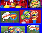 SUPERMAN Complete - Super Hero Birthday Party - or Individual items - Superheroes party - Krown Kreations Il_170x135