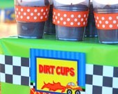 MONSTER TRUCK Party - Food Labels or Place Cards - Boys Birthday - Man Party - Krown Kreations Il_170x135