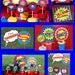 SUPERMAN Complete - Super Hero Birthday Party - or Individual items - Superheroes party - Krown Kreations