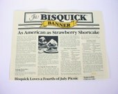 The Bisquick Banner - Summer 1981 - Volume I, Number 3 - Fold-out Leaflet - General Mills Inc.