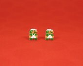 8-bit Luigi Earrings
