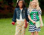 Easter Spring Summer Headband girl toddler baby Oxford Blues Navy Kelly Green