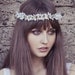 Eterie Daisy Chain Flower Headband, gypsy, Headpiece, Daisy, woodlands headdress, coachella, floral crown, Flower Crown, wreath, festival