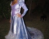 Hand Dyed Vintage Wedding Gown Halloween Costume Party Fairy Princess Princess Bride Maid Marianne