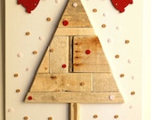 Driftwood Christmas Tree,Barnwood Christmas Tree, Christmas Decoration, Holiday Decor,Dotty Tree