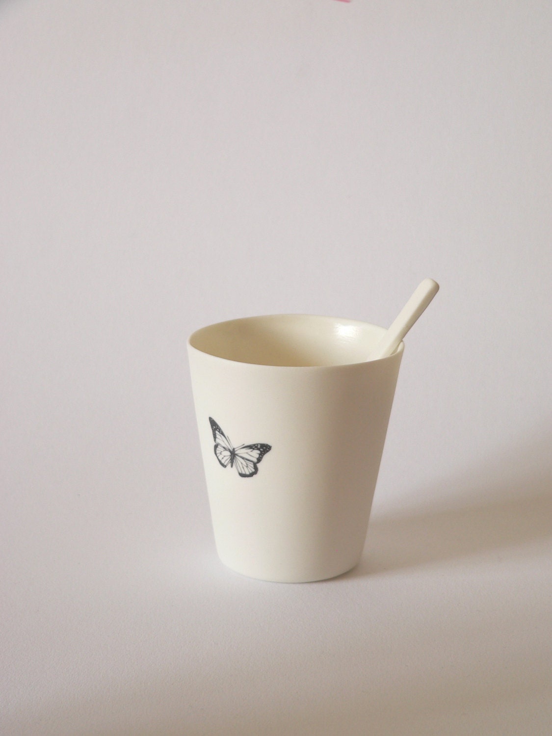 Handmade porcelain cup