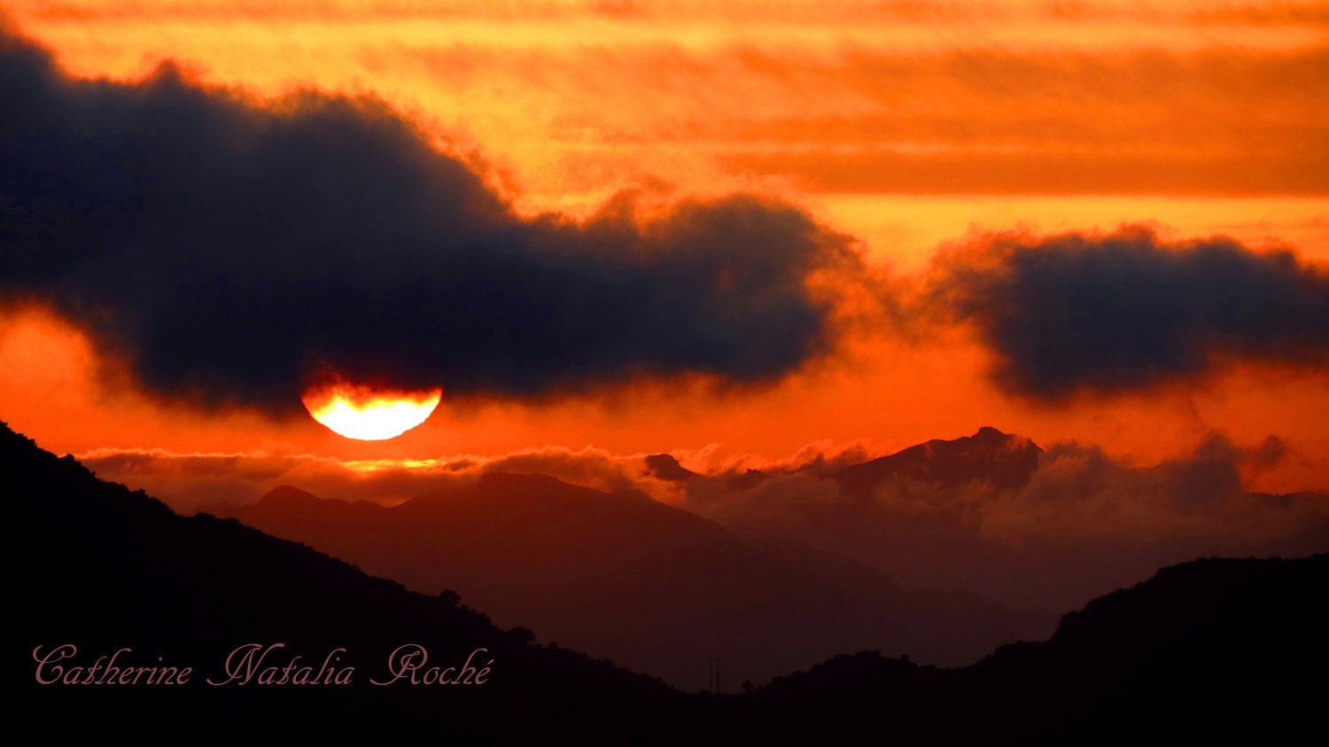 mountain sunset photography