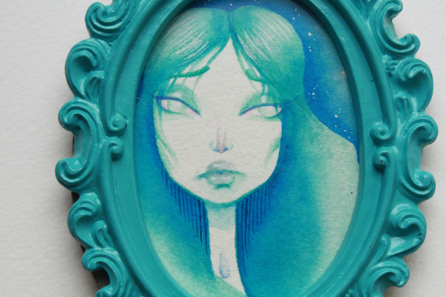 Untitled 4.5 x 3.5 original watercolor illustration