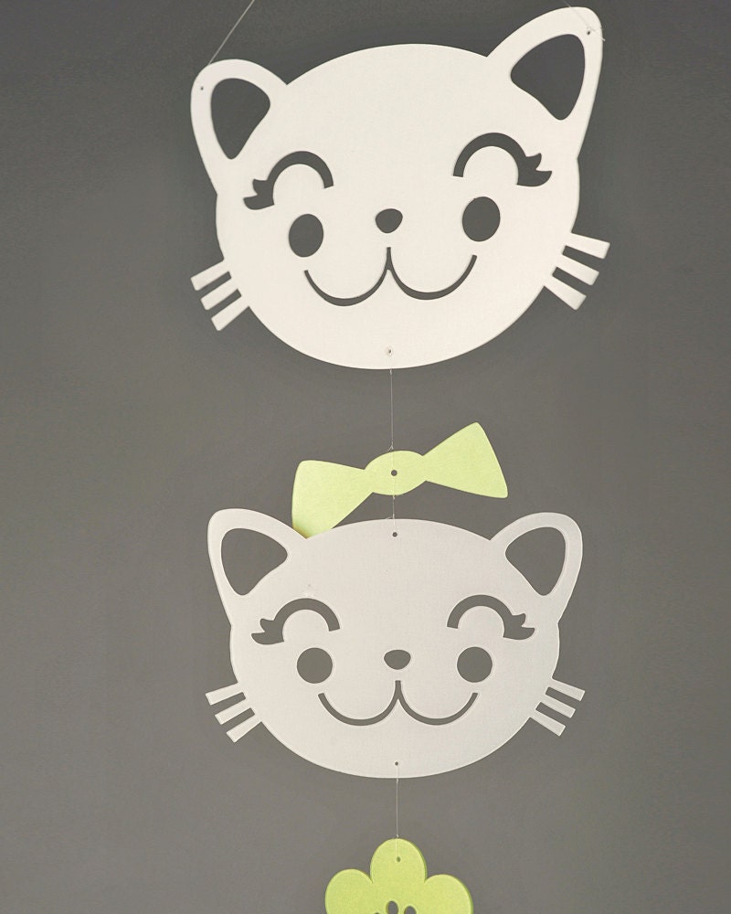 Spring Kitty Mobile (Petite) in Recycled Eco Plastic