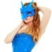 Blue Resin Dragon Mask