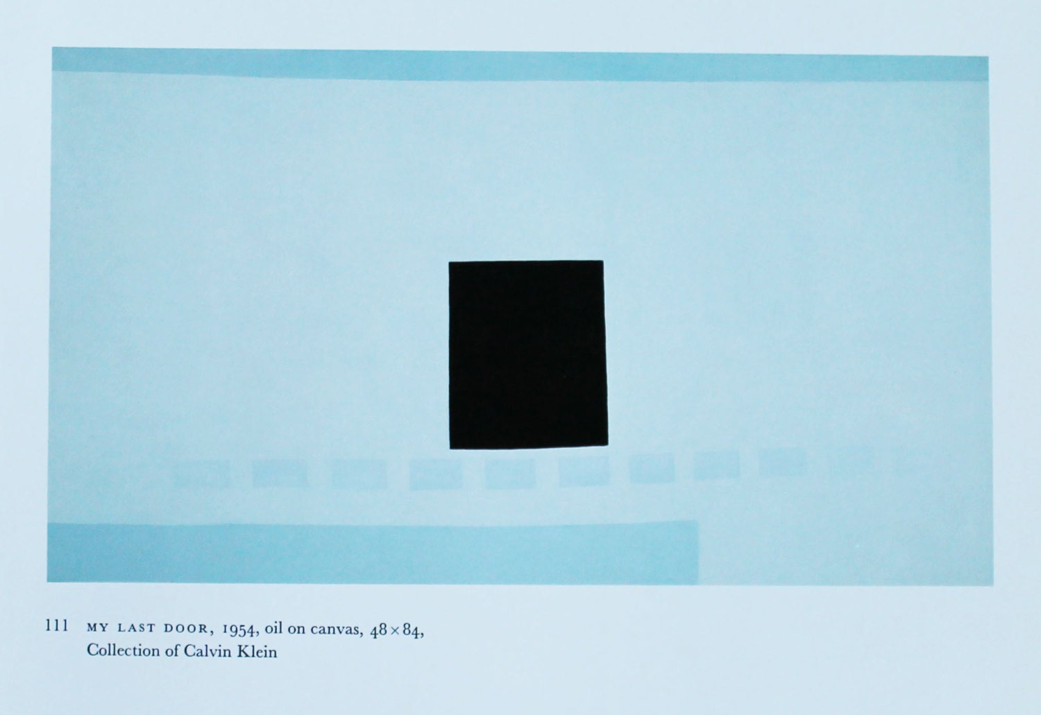 My Last Door, 1954, by Georgia O'Keeffe. vintage print. home decor. art. abstract minimalism