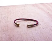 Men's Blackhawks Camo Bullet Casing Bracelet BRZN recycled .22lr casings red black camo paracord wire