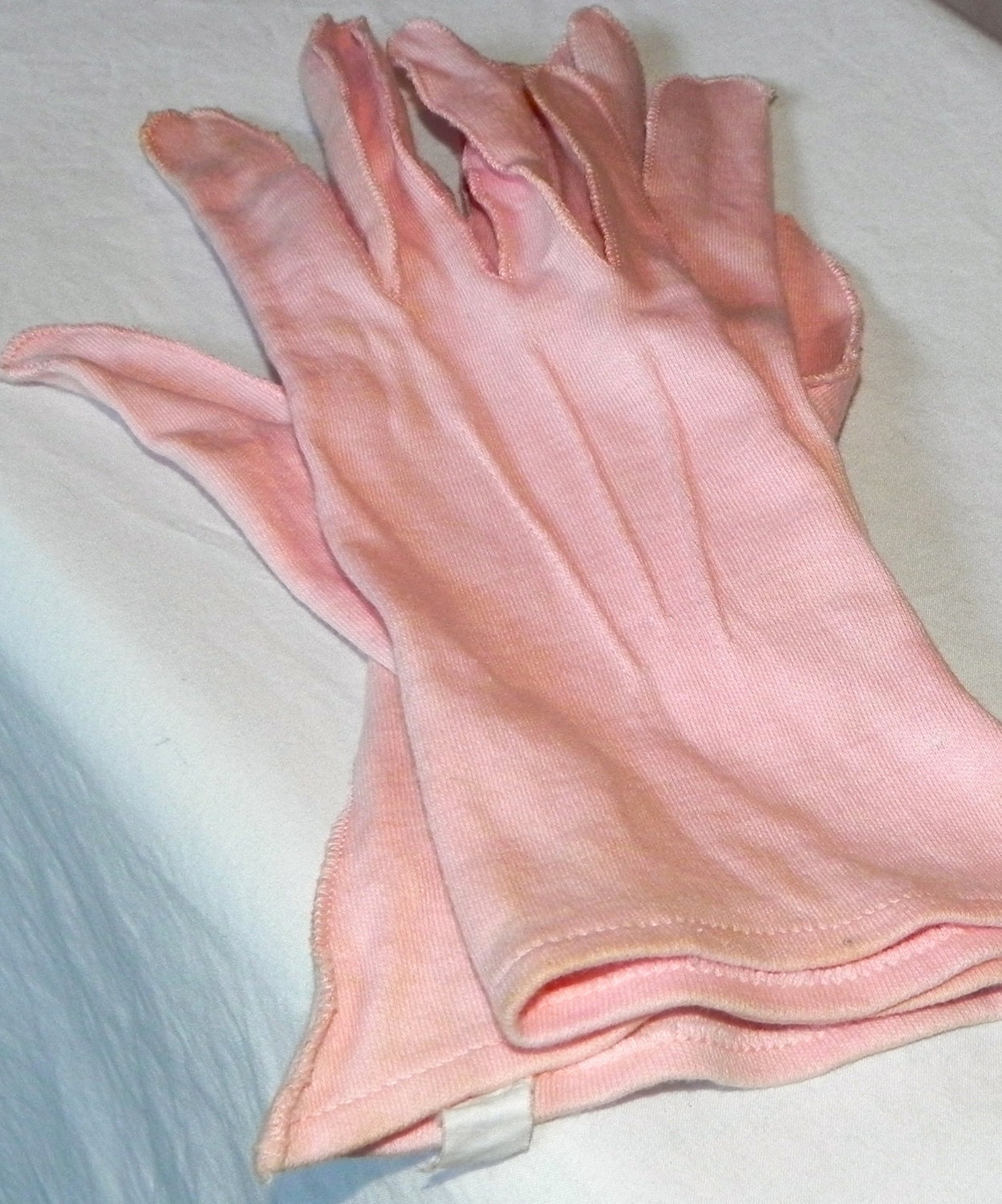 1960s Vintage Pink Elegant Gloves - Easter Dress Gloves