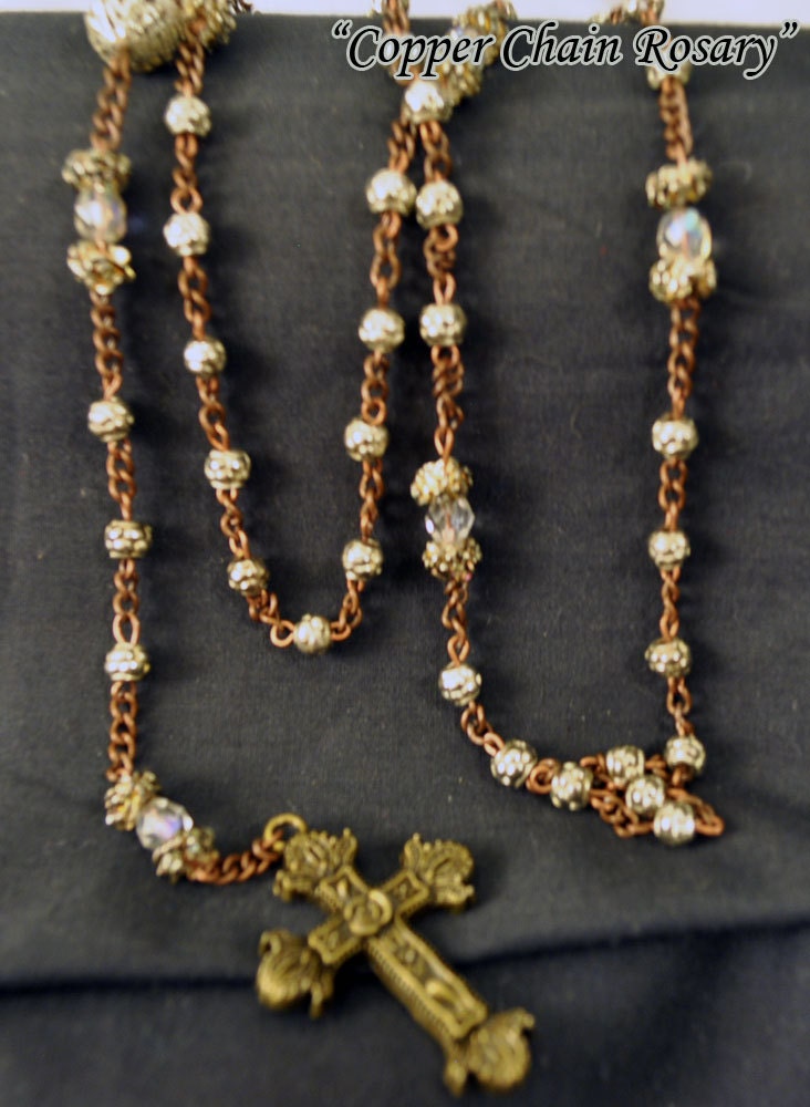 Copper Chain Rosary