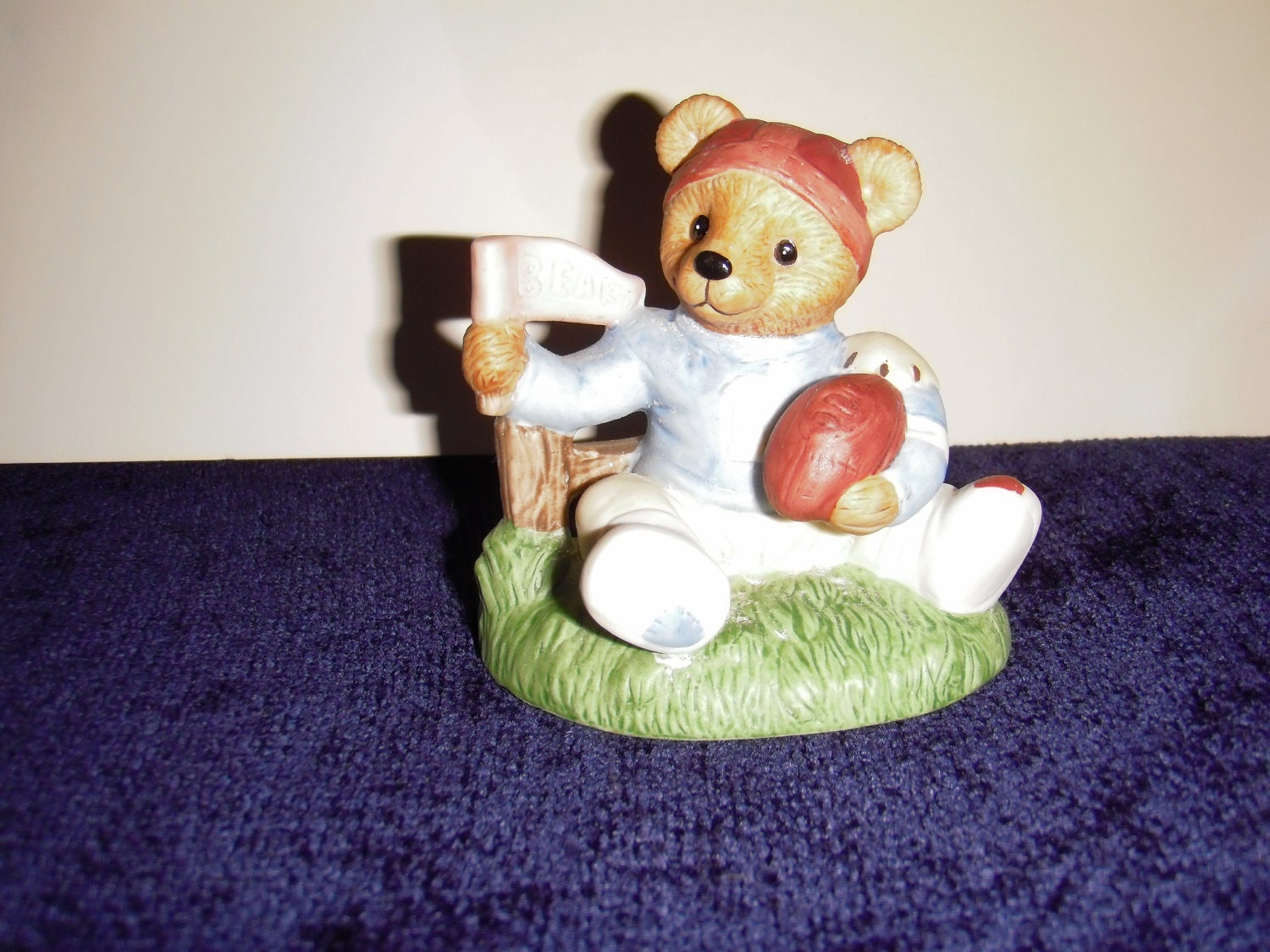 GAME-DAY BEARS Home Interiors Gifts 14981-98 Homco made exclusively for Home Interiors