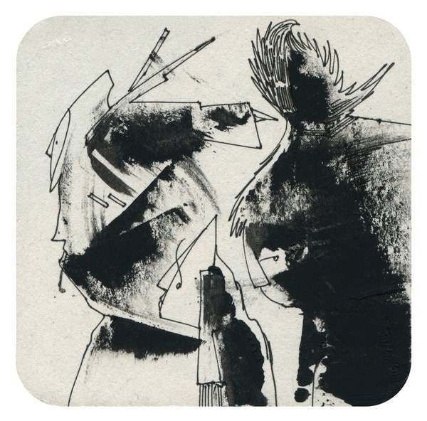 5 ronin - 40x40cm fine art print