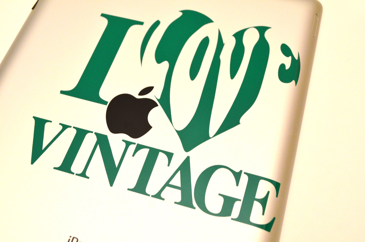 SALE "I Love Vintage" Vinyl Lettering - Several Colors Available