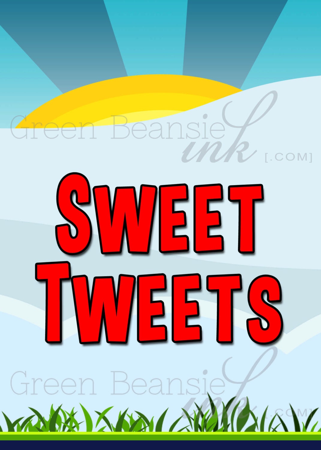 BIRDS Printable Food / Buffet Label Il_570xn