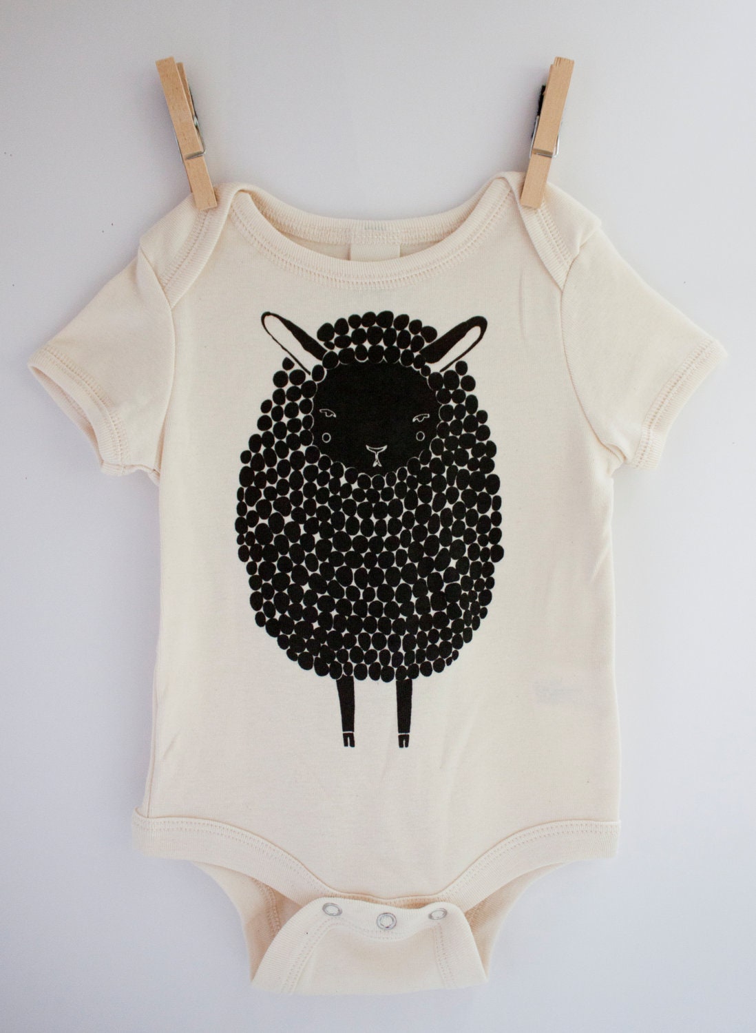 Sheep Onesie - Black Sheep Organic Baby Onesie