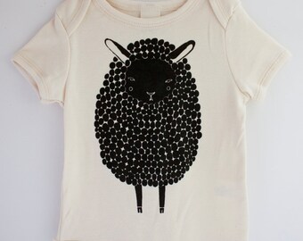 Sheep Onesie - Black Sheep Organic Baby Onesie