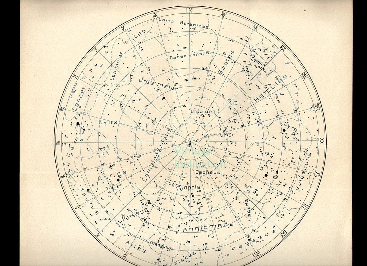 Zodiac Star Map