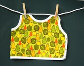Apple Baby Bib Bib Feeding Gender Neutral Green Apple Pear Baby Toddler