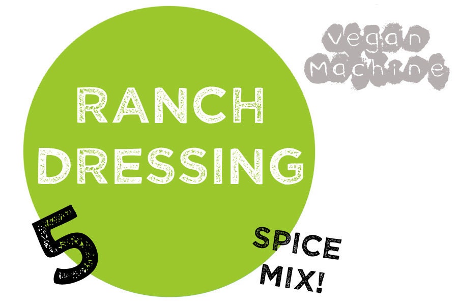 Bundle of 5 VEGAN Ranch Dressing Spice Mixes