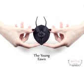 Fawn Faux Taxidermy, young deer skull, anatomical  skull, home decor, deer antlers, wall hanging, animal skull, home office decor
