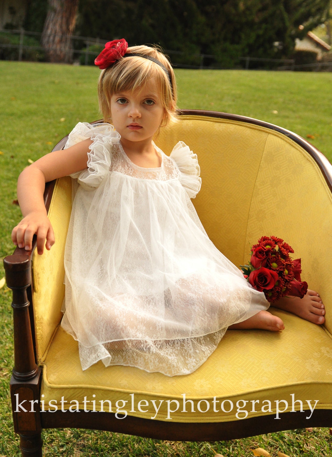The Melanie Flower Girl Lace Dress, made for girls, toddlers, infants, ages 2T,3T,4T,5T,6