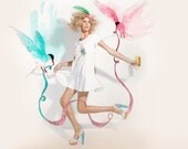 SALE  - 40% DISCOUNT - White Cotton Dress - Oversize short white Dress