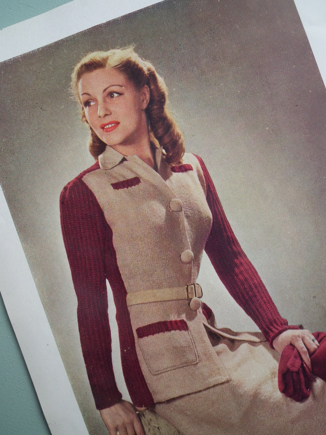 VOGUE Knitting Book No 27 - Knitting Patterns Vintage 1940s Womens Sweaters Cardigans Jumpers - 40s original patterns