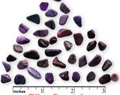 3 Deep Purple SUGILITE Tumbled Stones  - Healing Crystal, Stone, Medicine Bag, Reiki, Feng Shui, Jewelry & Crafts - BlissCrystals