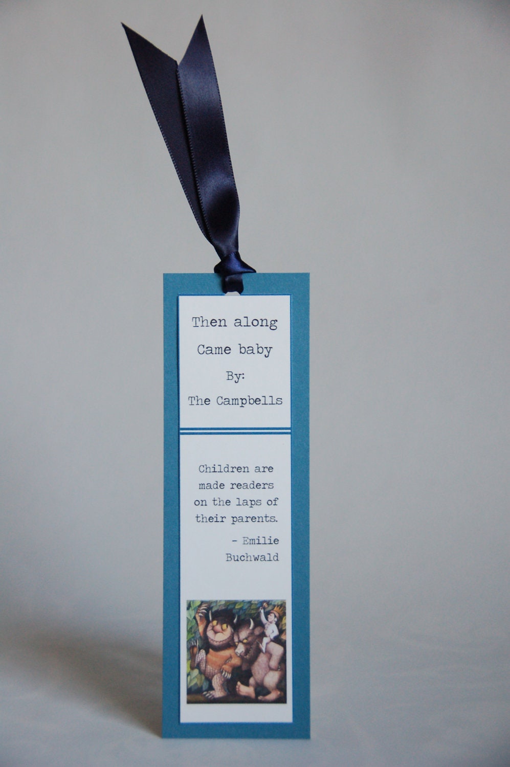 Book Shower Bookmark Favor - Matches Library Card Style Invitation - Custom Bookmark for Showers or Parties, Completely Customizable