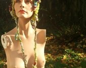 Breathe the Stardust-freeform crochet hat OOAK
